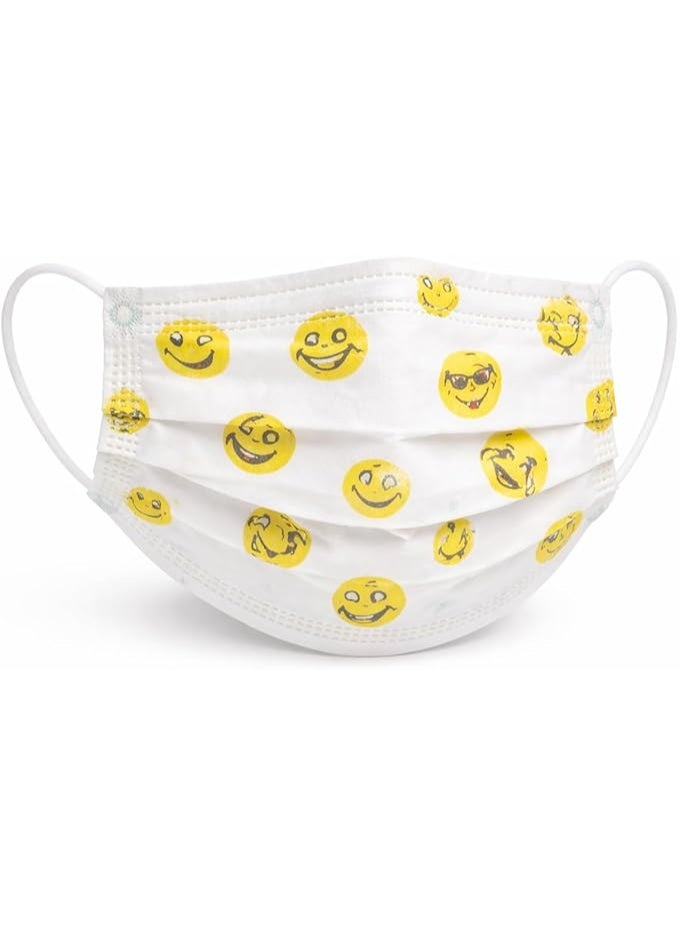 علبة كمامات أطفال مكونة من 50 قطعة غير مغلفة، تصميم مناسب للاستخدام اليومي، خفيفة ومريحة للأطفال، مناسبة للمدرسة والخروج والاستخدام العام - Image 4